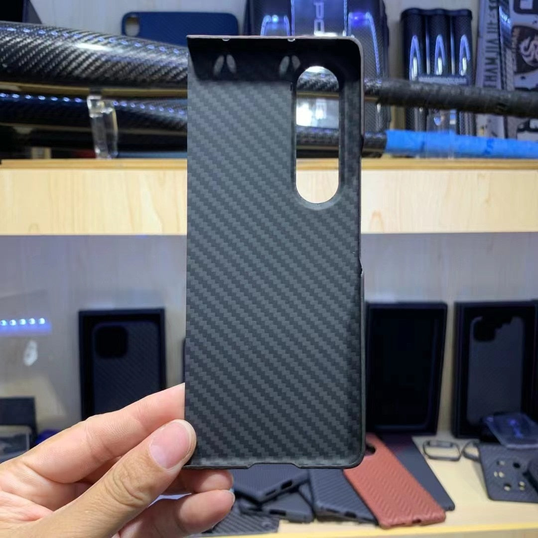 YTF-Carbon Fiber Case For Samsung Galaxy Z Fold - Premium Mobile Phone Cases from Dressmycell.com - Just $44.00! Shop now at Dressmycell.com YTF-Carbon Fiber Case For Samsung Galaxy Z Fold - Premium Mobile Phone Cases from Dressmycell.com - Just $44.00! Shop now at Dressmycell.com